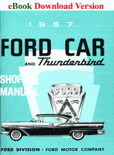 1957 Ford Thunderbird Shop Manual